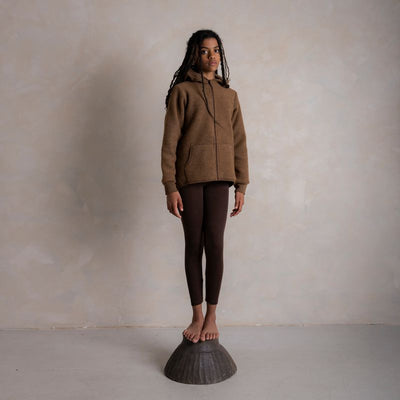 Hawk Kids Jacket - Merino Wool Fleece - Sycamore