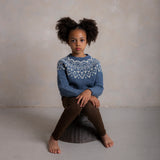 Isle Baby & Kids Sweater - Donegal Wool - Lagoon