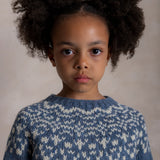 Isle Baby & Kids Sweater - Donegal Wool - Lagoon