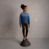 Isle Baby & Kids Sweater - Donegal Wool - Lagoon