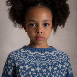 Isle Baby & Kids Sweater - Donegal Wool - Lagoon