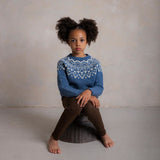 Isle Baby & Kids Sweater - Donegal Wool - Lagoon