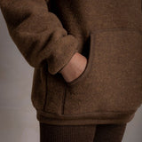 Kestrel Kids Hoodie - Merino Wool Fleece - Sycamore