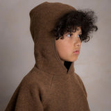 Kestrel Kids Hoodie - Merino Wool Fleece - Sycamore