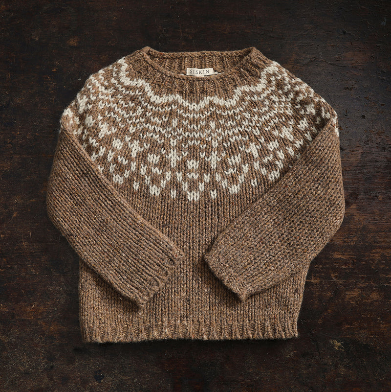 Isle Baby & Kids Sweater - Donegal Wool - Husk