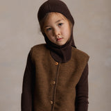 Darter Baby & Kids Balaclava - Merino Wool & Silk - Cacao