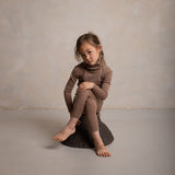 Finch Baby & Kids Leggings - Merino Wool & Silk - Warm Driftwood