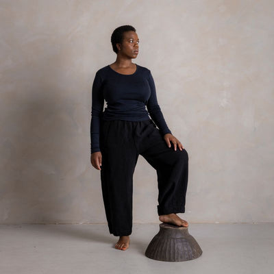 Lark Women's Top - Merino Wool & Silk - Cosmos
