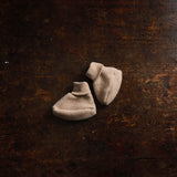 Magpie Baby Booties - Merino Wool Fleece - Sandstorm
