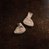 Magpie Baby Booties - Merino Wool Fleece - Sandstorm