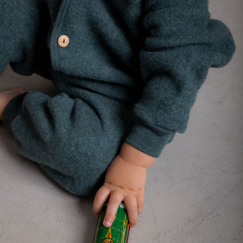 Pipit Baby Suit - Merino Wool Fleece - Seafoam