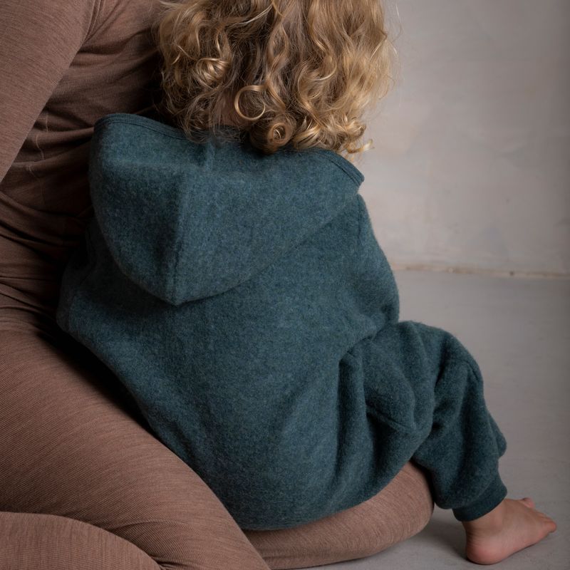 Pipit Baby Suit - Merino Wool Fleece - Seafoam