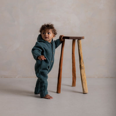 Pipit Baby Suit - Merino Wool Fleece - Seafoam