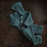 Pipit Baby Suit - Merino Wool Fleece - Seafoam
