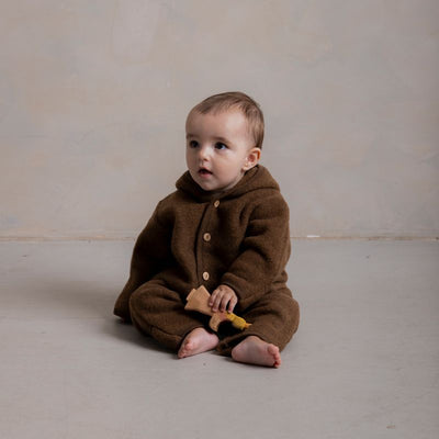 Pipit Baby Suit - Merino Wool Fleece - Sycamore