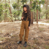 River Baby & Kids Dungarees - Boiled Merino Wool  - Copper