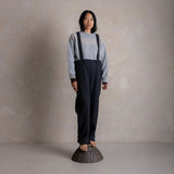 Women's Roam II Trousers/Dungarees - Boiled Merino Wool - Anthracite