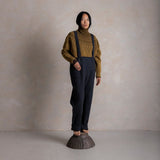 Women's Roam II Trousers/Dungarees - Boiled Merino Wool - Anthracite