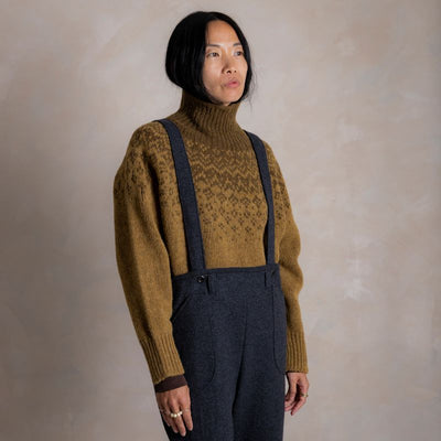 Women's Roam II Trousers/Dungarees - Boiled Merino Wool - Anthracite