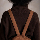 Women's Roam II Trousers/Dungarees - Boiled Merino Wool - Auburn