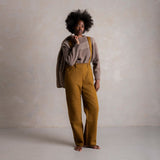 Women's Roam II Trousers/Dungarees -Boiled Merino Wool - Copper