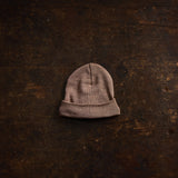 Rook Baby Beanie - Merino Wool & Silk - Warm Driftwood
