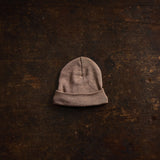 Rook Baby Beanie - Merino Wool & Silk - Warm Driftwood