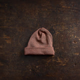 Rook Baby Beanie - Merino Wool & Silk - Russet