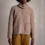 Sandpiper Women's Snood - Merino Wool Fleece - Driftwood