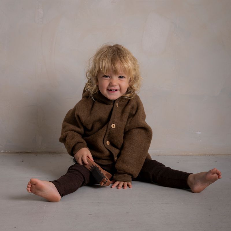 Tinker Baby & Kids Jacket - Merino Wool Fleece - Sycamore