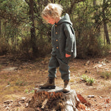 Tinker Baby & Kids Jacket - Merino Wool Fleece - Seafoam