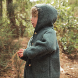 Tinker Baby & Kids Jacket - Merino Wool Fleece - Seafoam