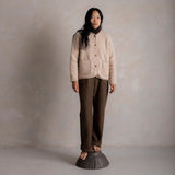 Harrier Women's Jacket - Merino Wool Fleece - Sandstorm