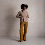 Harrier Women's Jacket - Merino Wool Fleece - Warm Driftwood