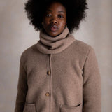 Harrier Women's Jacket - Merino Wool Fleece - Warm Driftwood