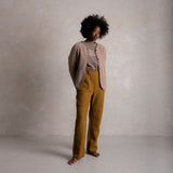 Harrier Women's Jacket - Merino Wool Fleece - Warm Driftwood