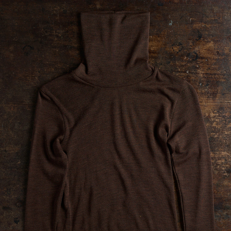 Auk Women's Top - Merino Wool & Silk - Cacao