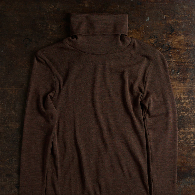Auk Women's Top - Merino Wool & Silk - Cacao