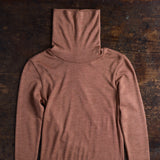 Auk Women's Top - Merino Wool & Silk - Russet