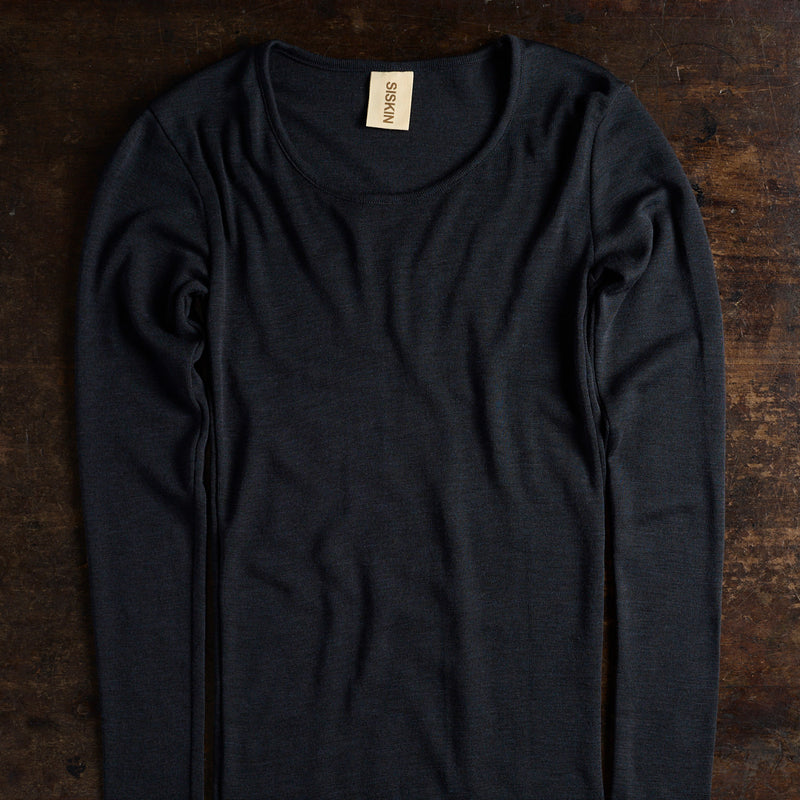 Lark Women's Top - Merino Wool & Silk - Cosmos