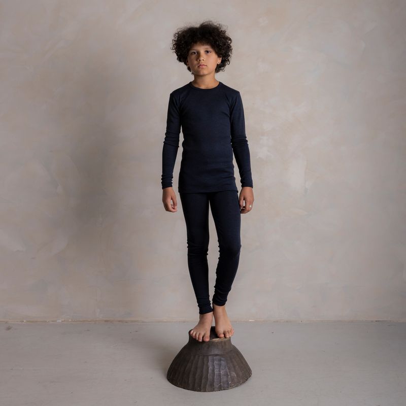 Lark Baby & Kids Top - Merino Wool & Silk - Cosmos