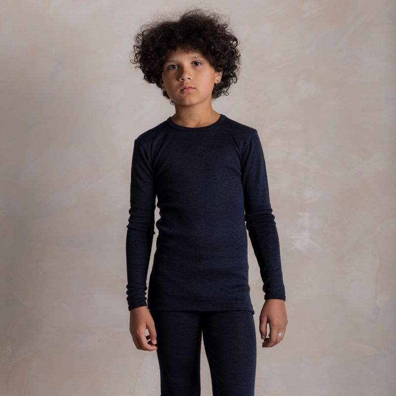 Lark Baby & Kids Top - Merino Wool & Silk - Cosmos