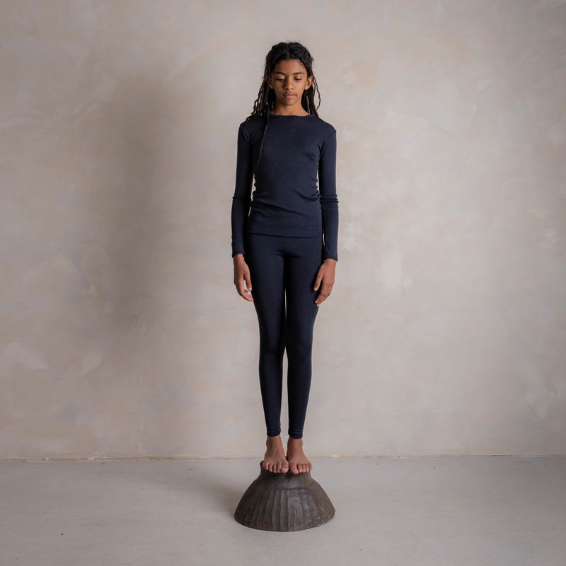 Lark Baby & Kids Top - Merino Wool & Silk - Cosmos