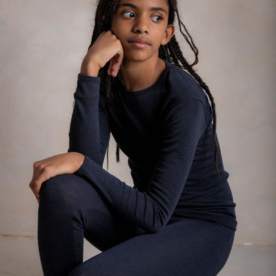 Lark Baby & Kids Top - Merino Wool & Silk - Cosmos