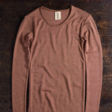 Lark Women's Top - Merino Wool & Silk - Russet