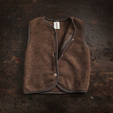 Eider Baby & Kids Vest - Merino Wool Fleece - Sycamore