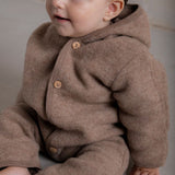 Pipit Baby Suit - Merino Wool Fleece - Driftwood