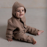 Pipit Baby Suit - Merino Wool Fleece - Driftwood