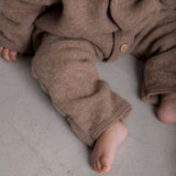 Pipit Baby Suit - Merino Wool Fleece - Driftwood