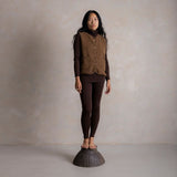 Eider Women’s Vest - Merino Wool Fleece - Sycamore